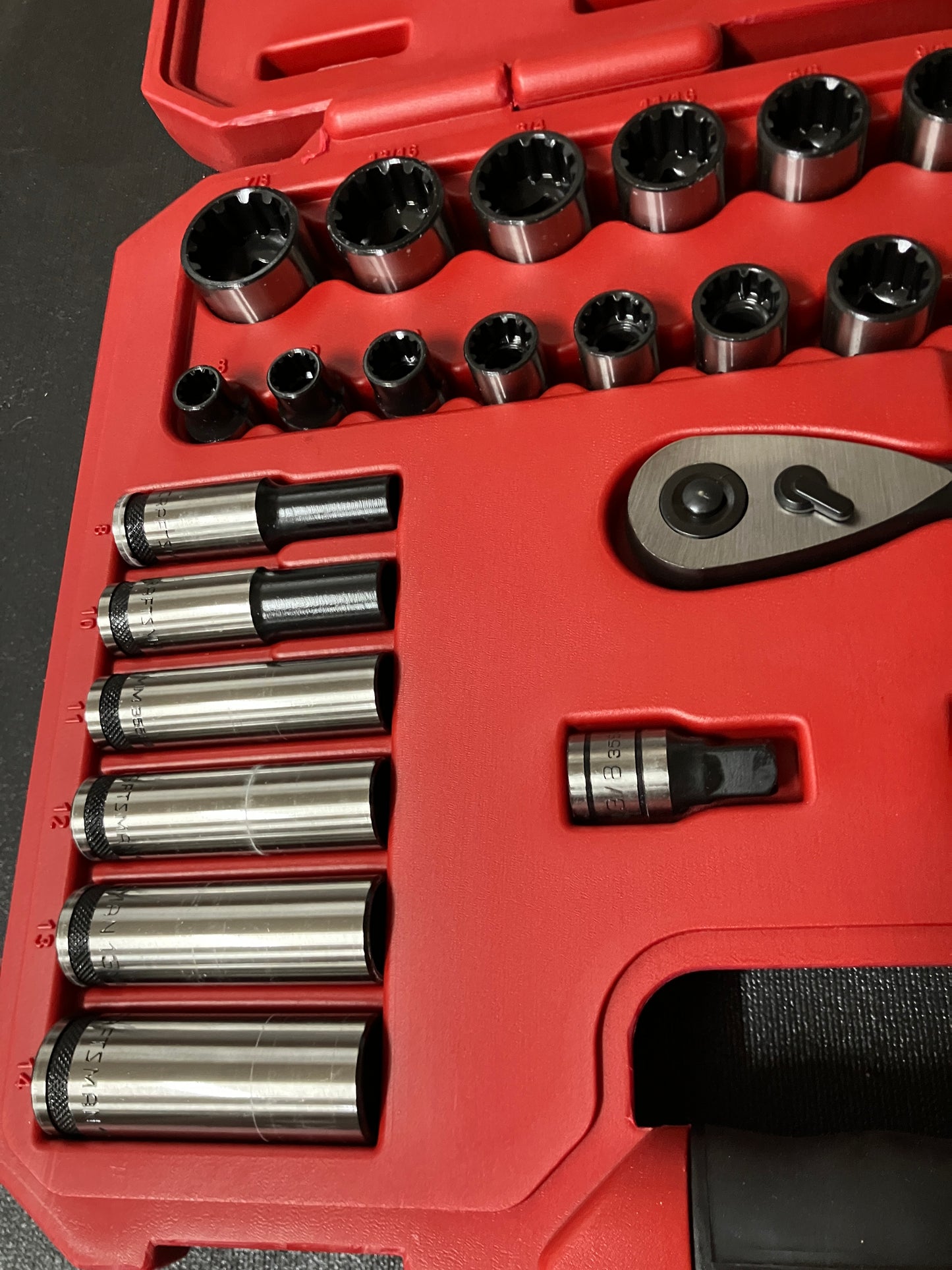 Craftsman 38pc Universal Tool Set 35469 Rare Universal Mechanics Set Open Box