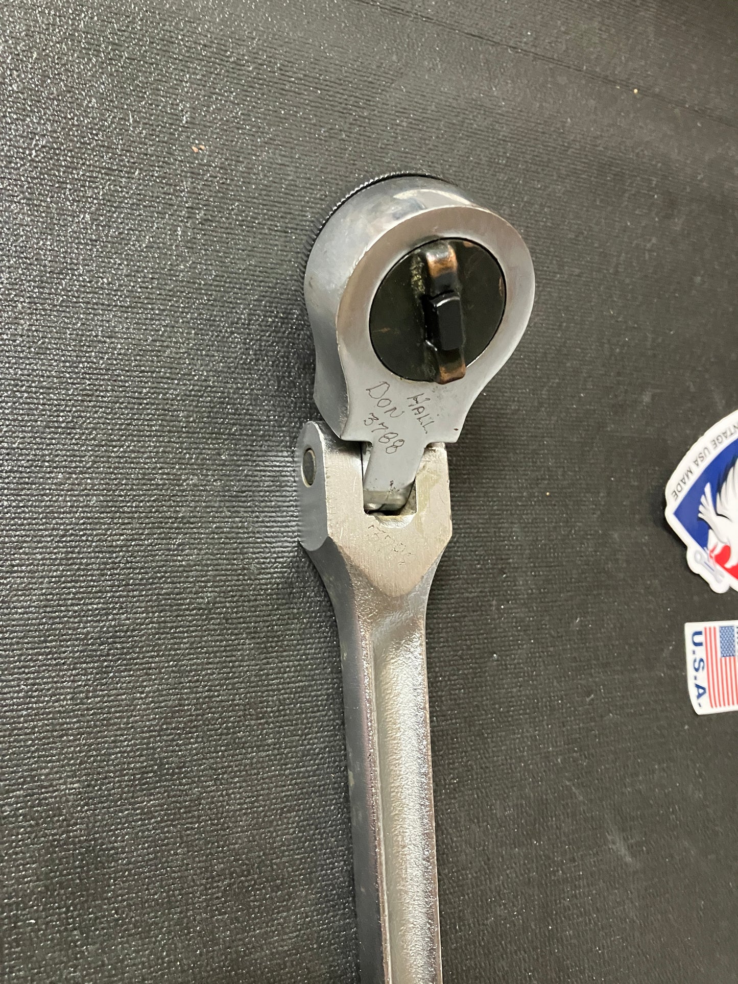 Vintage Craftsman RHFT 1/2" Drive Flex Head Ratchet 44983 -V- Made in USA