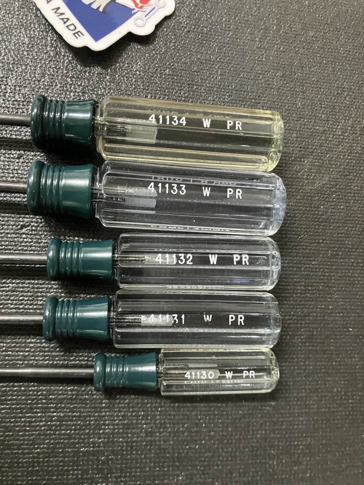 Craftsman 5 Pc Green Mini Precision Torx Screwdriver Set 41105 USA Pratt-Read