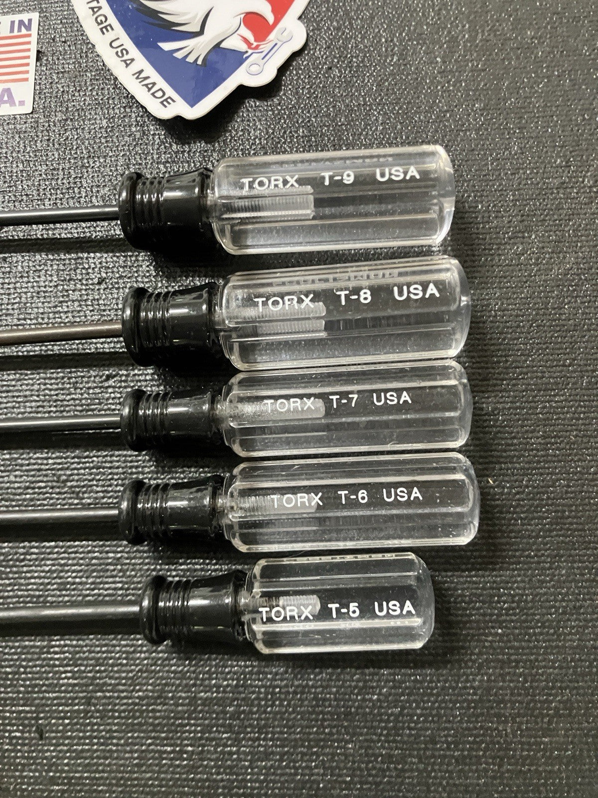 Craftsman 5 Pc Mini Precision Torx Screwdriver Set 41105 USA Western Forge