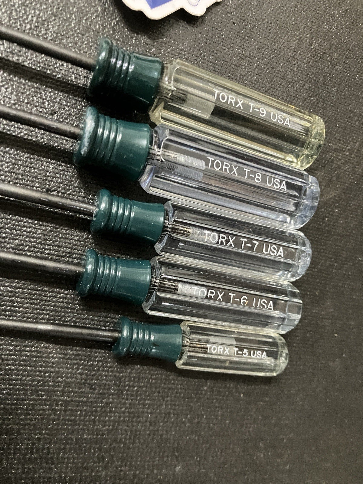 Craftsman 5 Pc Green Mini Precision Torx Screwdriver Set 41105 USA Pratt-Read