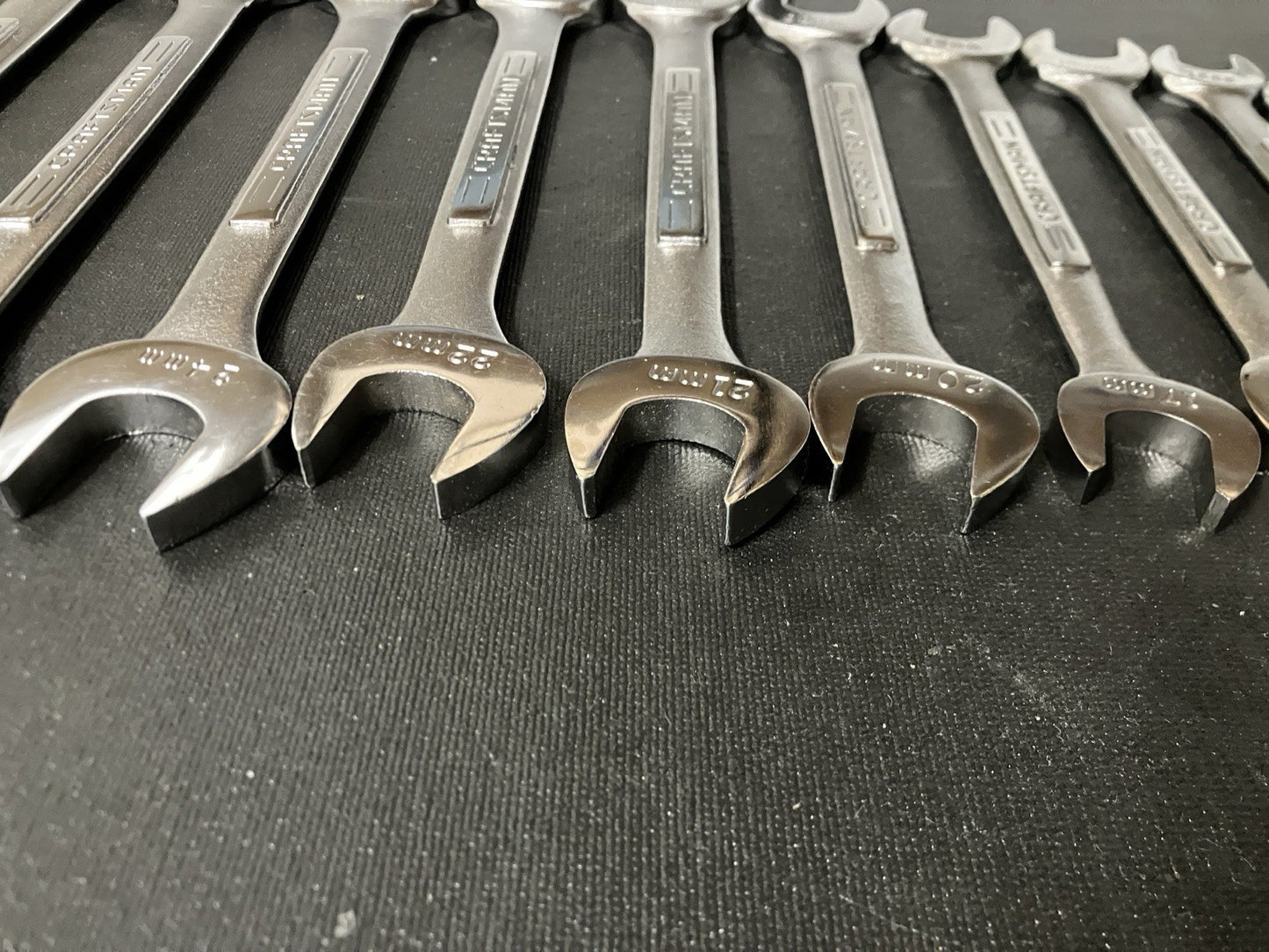 Vintage Craftsman 14pc 6-32mm Double Open End Wrench Set 43090 -VV- USA