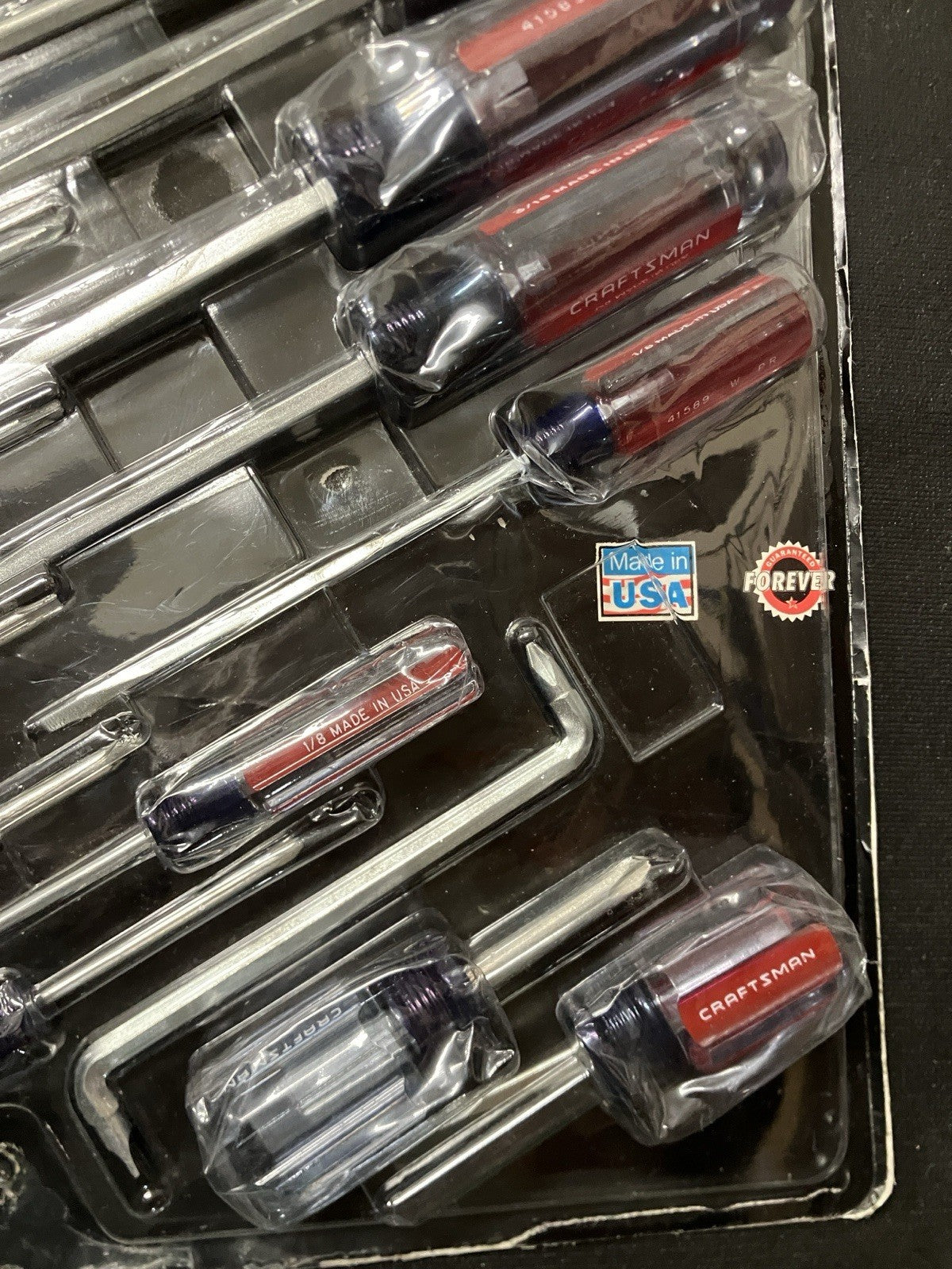 NOS Vintage Sears Craftsman USA 20pc Screwdriver Set 41516 USA Rare Pratt Read !