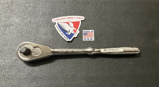 NOS Sears Craftsman 44814 1/2β Professional Ratchet Full Polish Stickered KV USA