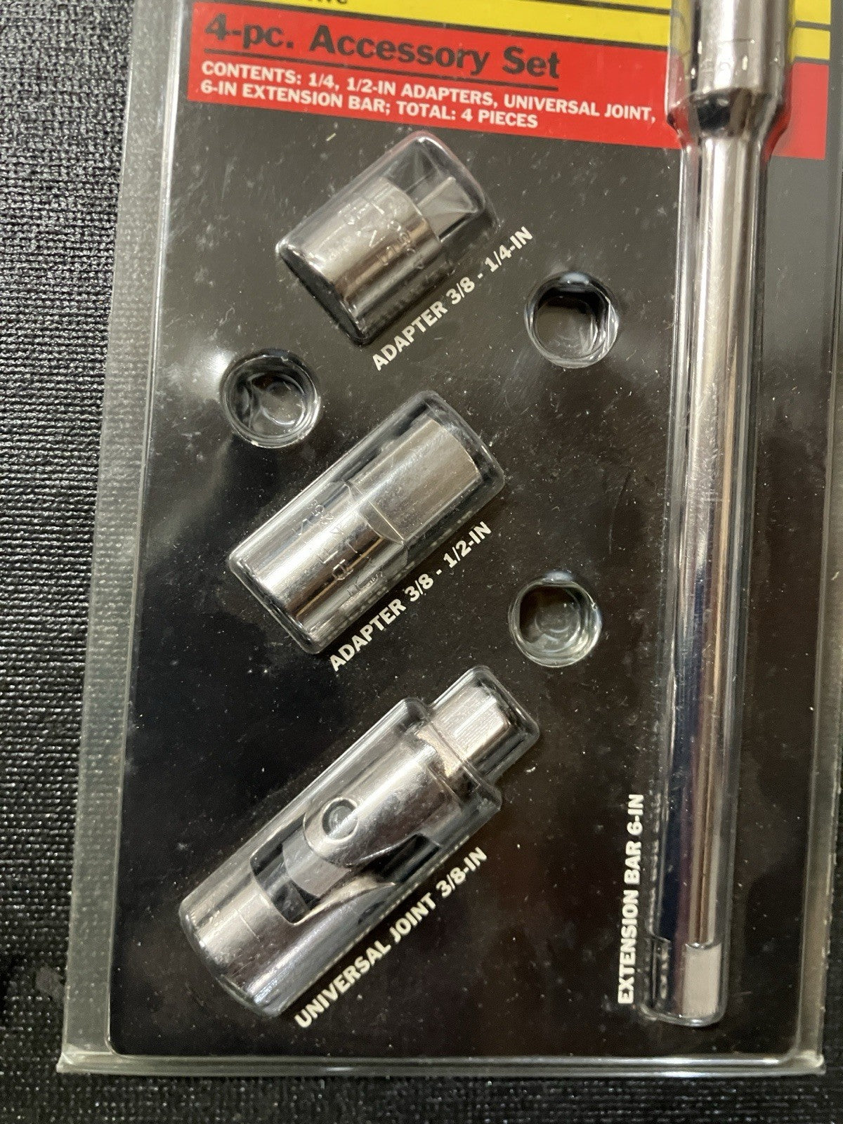 NOS Sears Craftsman 5Pc Accessory Set 3/8” Drive Extension Adapter U 42335 USA