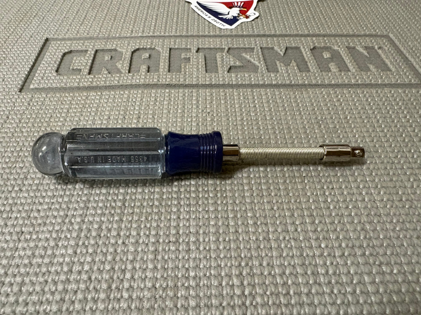 NOS Sears Craftsman 1/4” Flex Spinner Handle 4355 -H- USA Rare!
