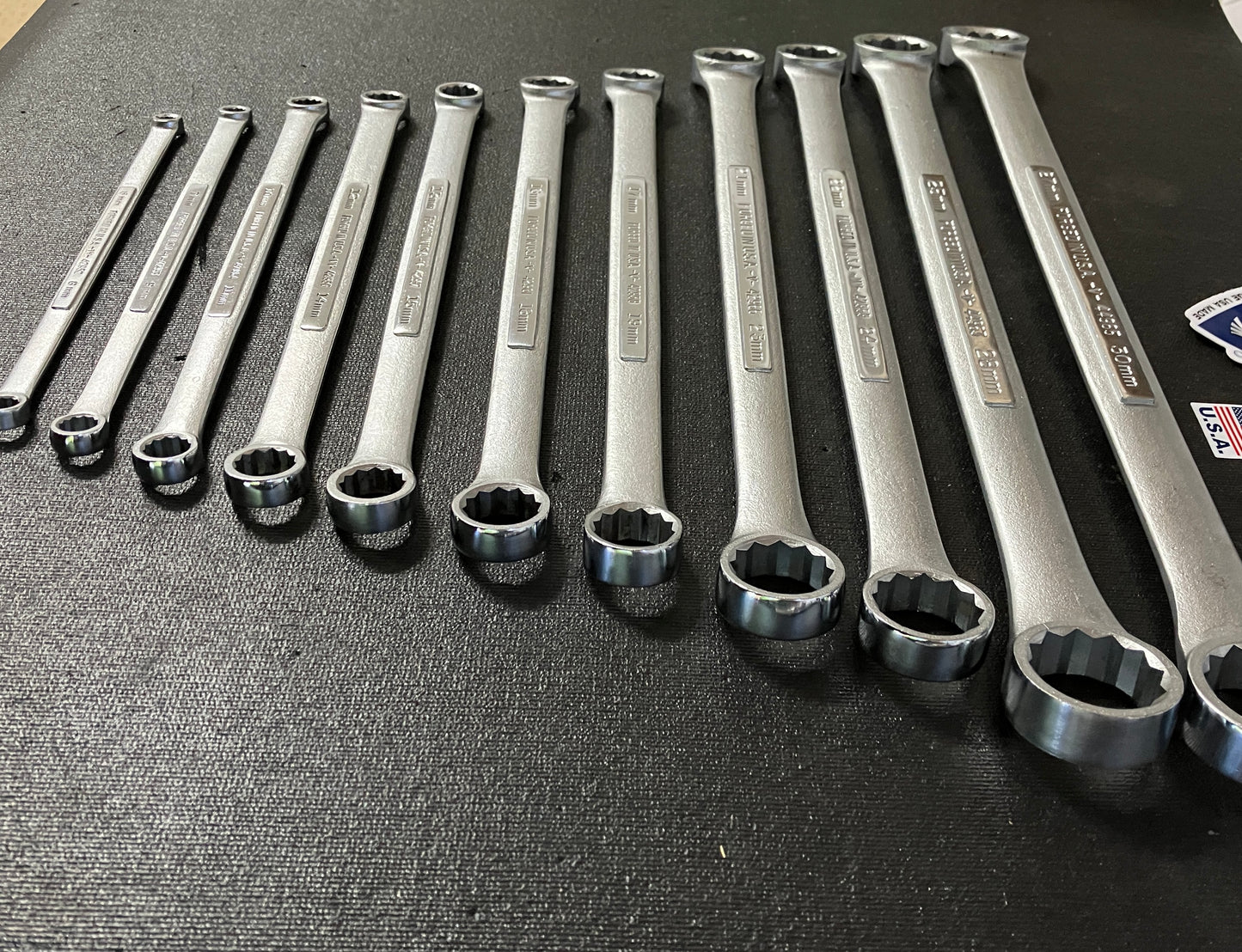 Vintage Craftsman 11pc Metric Double Box End Wrench Set 6-30mm -V- -VV- USA