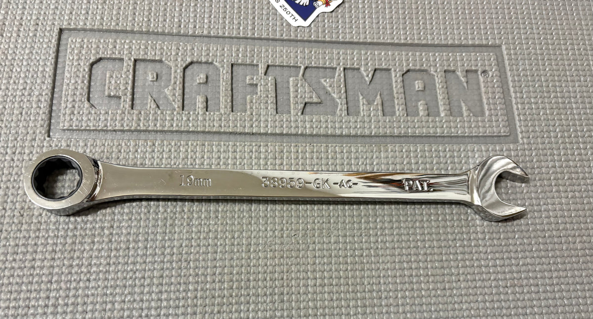 Sears Craftsman 19mm Ratcheting Wrench 38959 GK USA