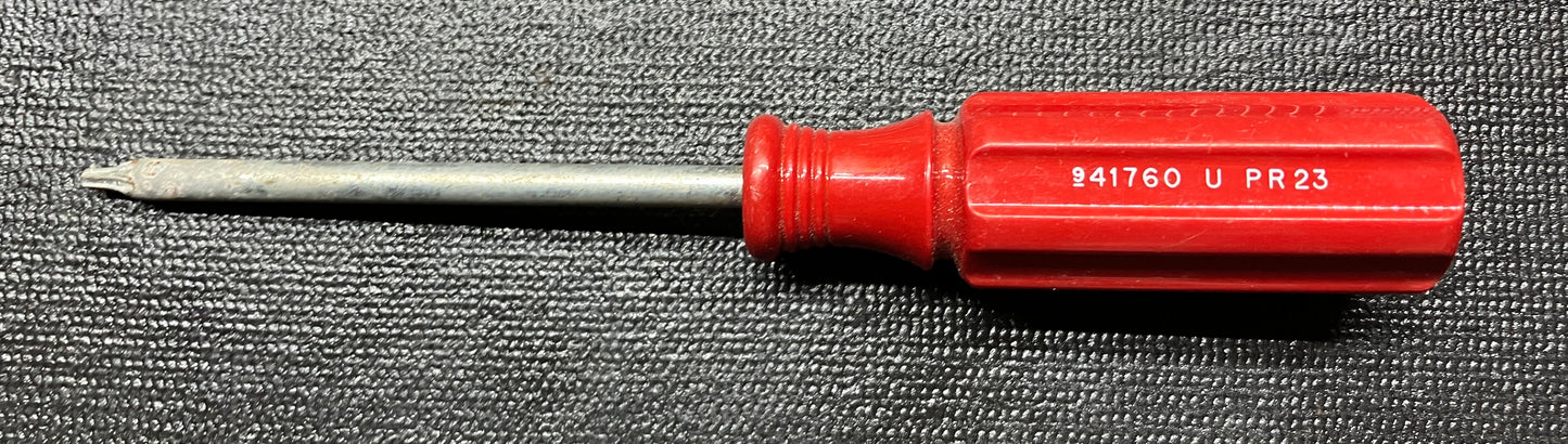 Vintage Craftsman Red Handle T10 Torx Driver 41760 USA
