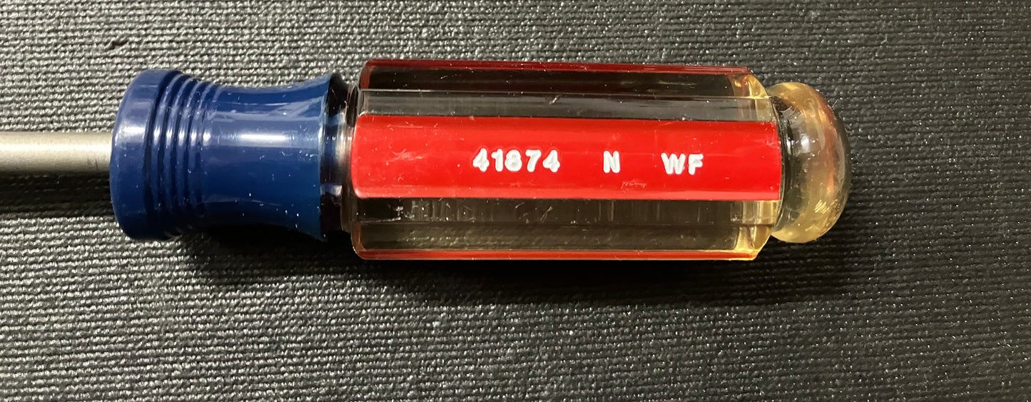 Rare Vintage Sears Craftsman Electrician 1/4” Screwdriver 41874 WF USA Like New