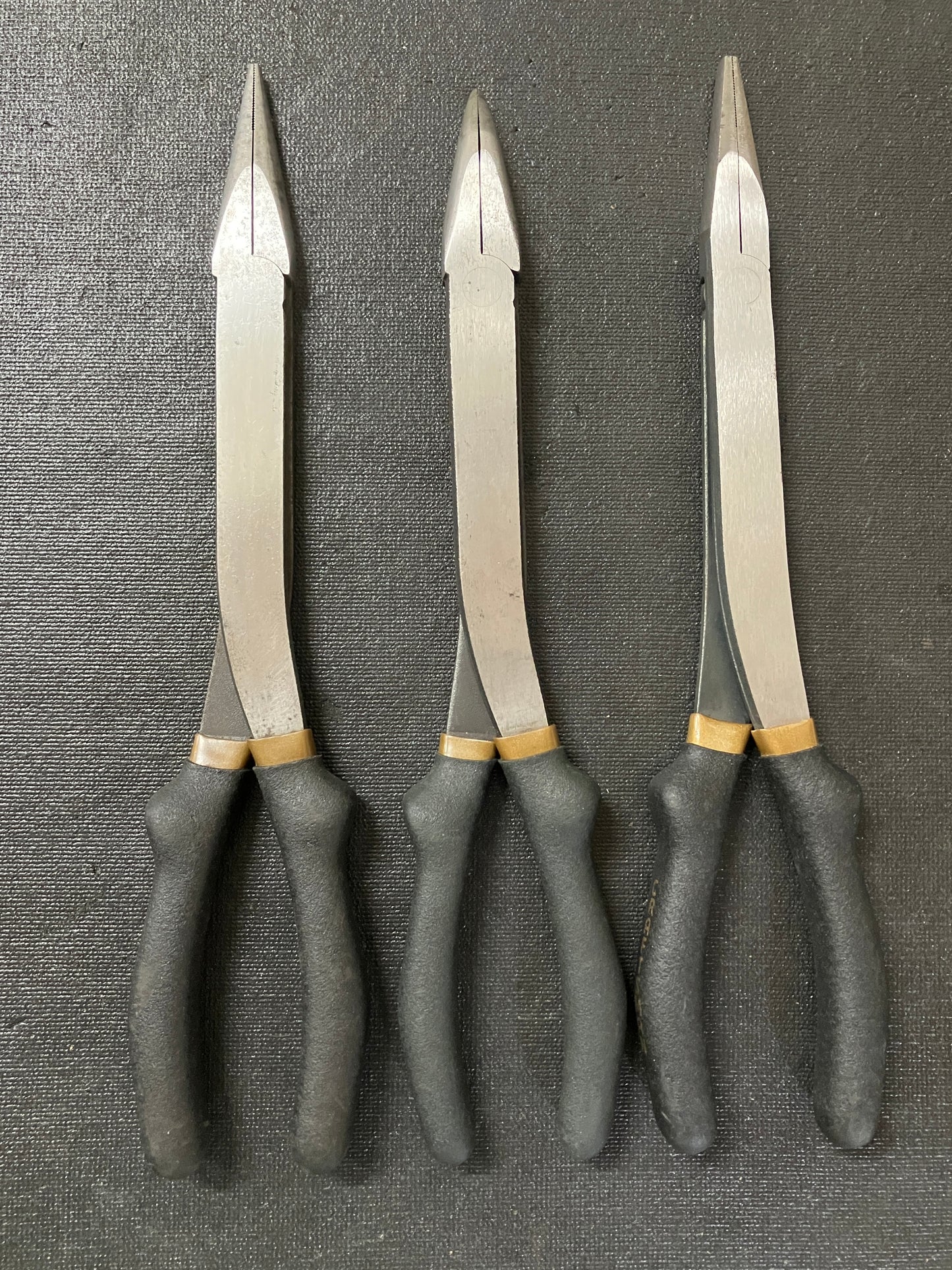 Vintage Craftsman Professional 3pc 11” Long Reach Pliers Set 45319 WF USA