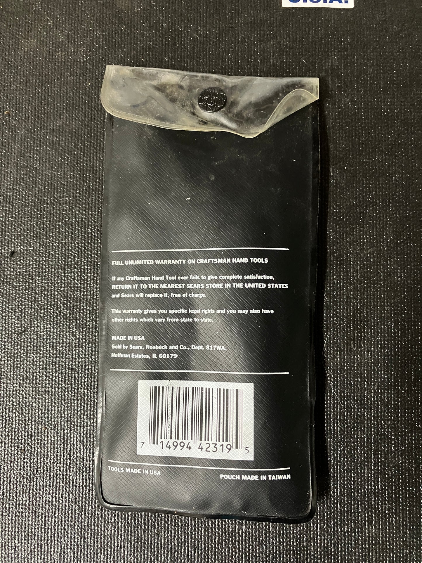 Vintage Craftsman 10pc SAE Midget Ignition Wrench Set 42319 USA Original Pouch