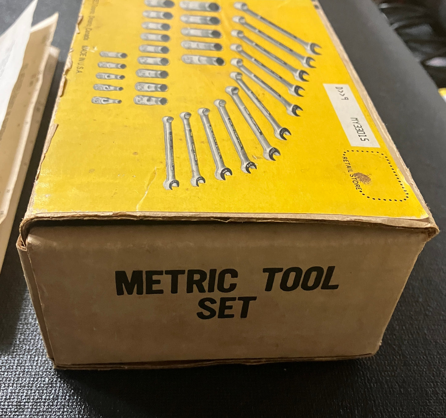 NOS Vintage Craftsman 30pc Metric Socket & Wrench Set -V- 33015 USA w/ Box
