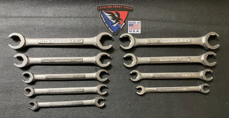 Vintage Craftsman 9pc Flare Nut Wrench Set 44096 USA Catalog / Online Exclusive