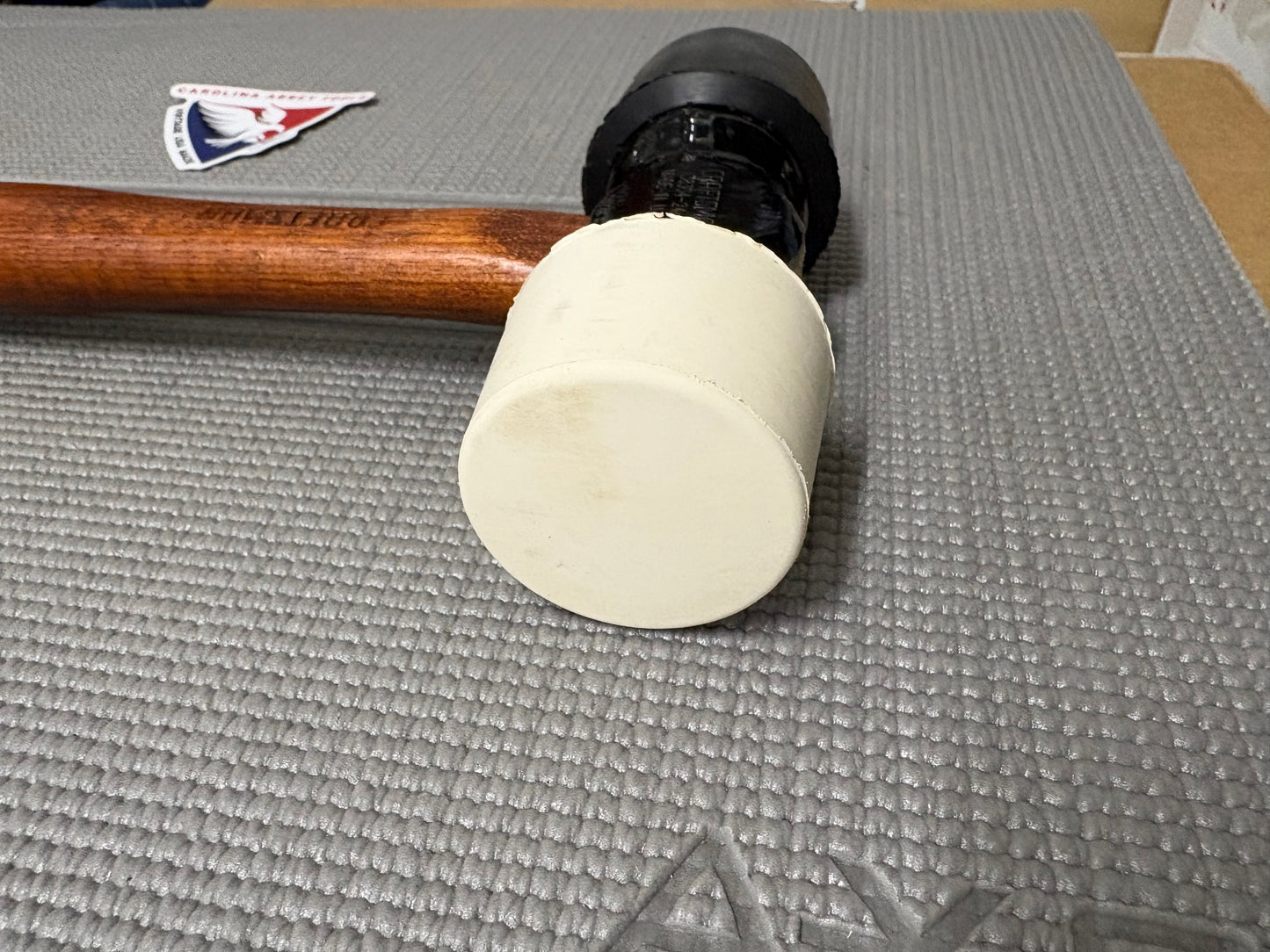 NOS Sears Craftsman USA Huge Double Ended Rubber Head Mallet 24 Oz Hammer 38304