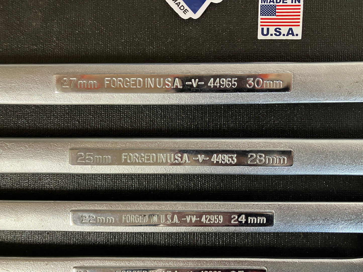 Vintage Craftsman 11pc Metric Double Box End Wrench Set 6-30mm -V- -VV- USA