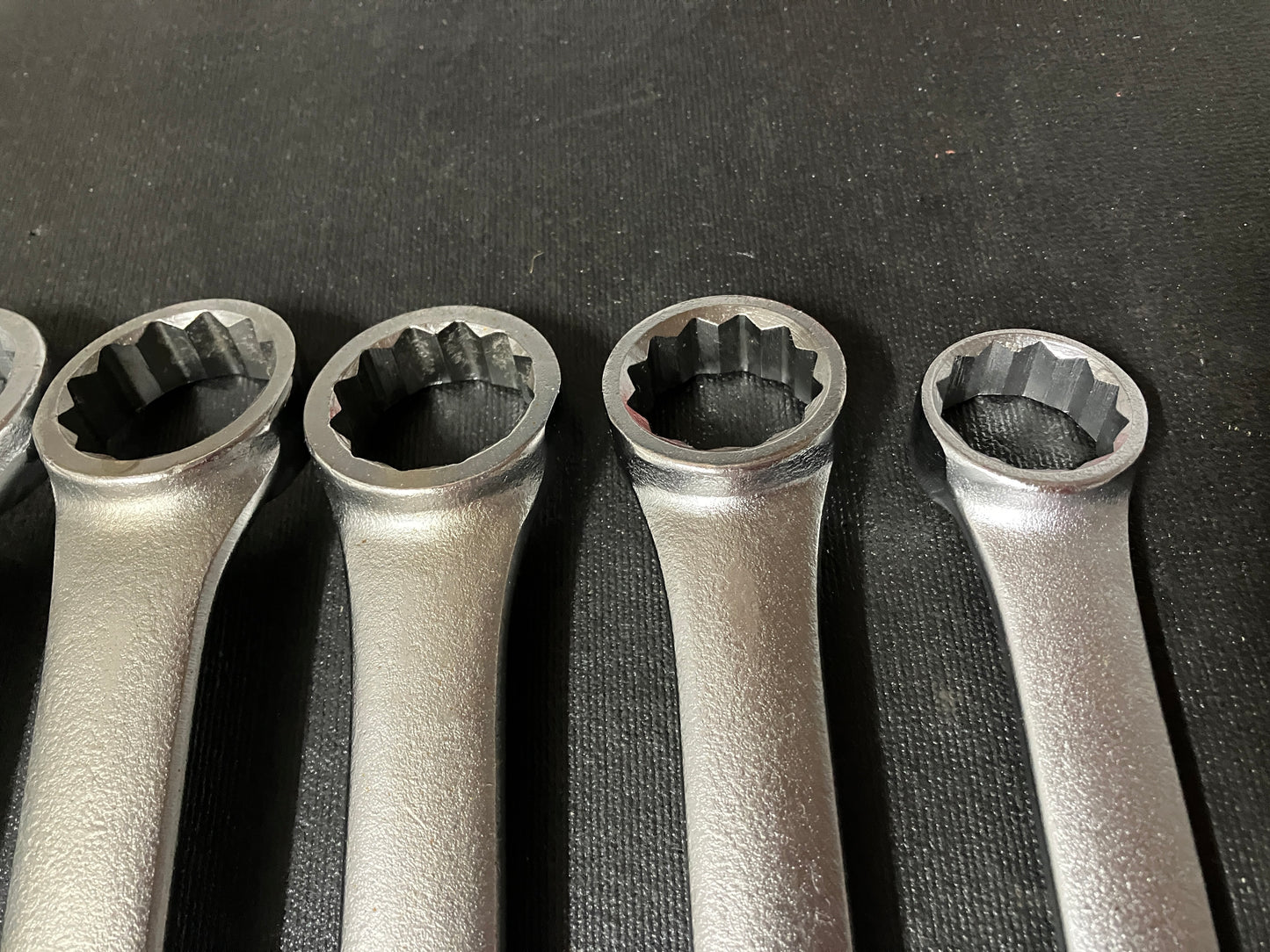 Vintage Sears Craftsman Metric 4pc Double Box End Wrench Set 22 to 30mm -VV- USA