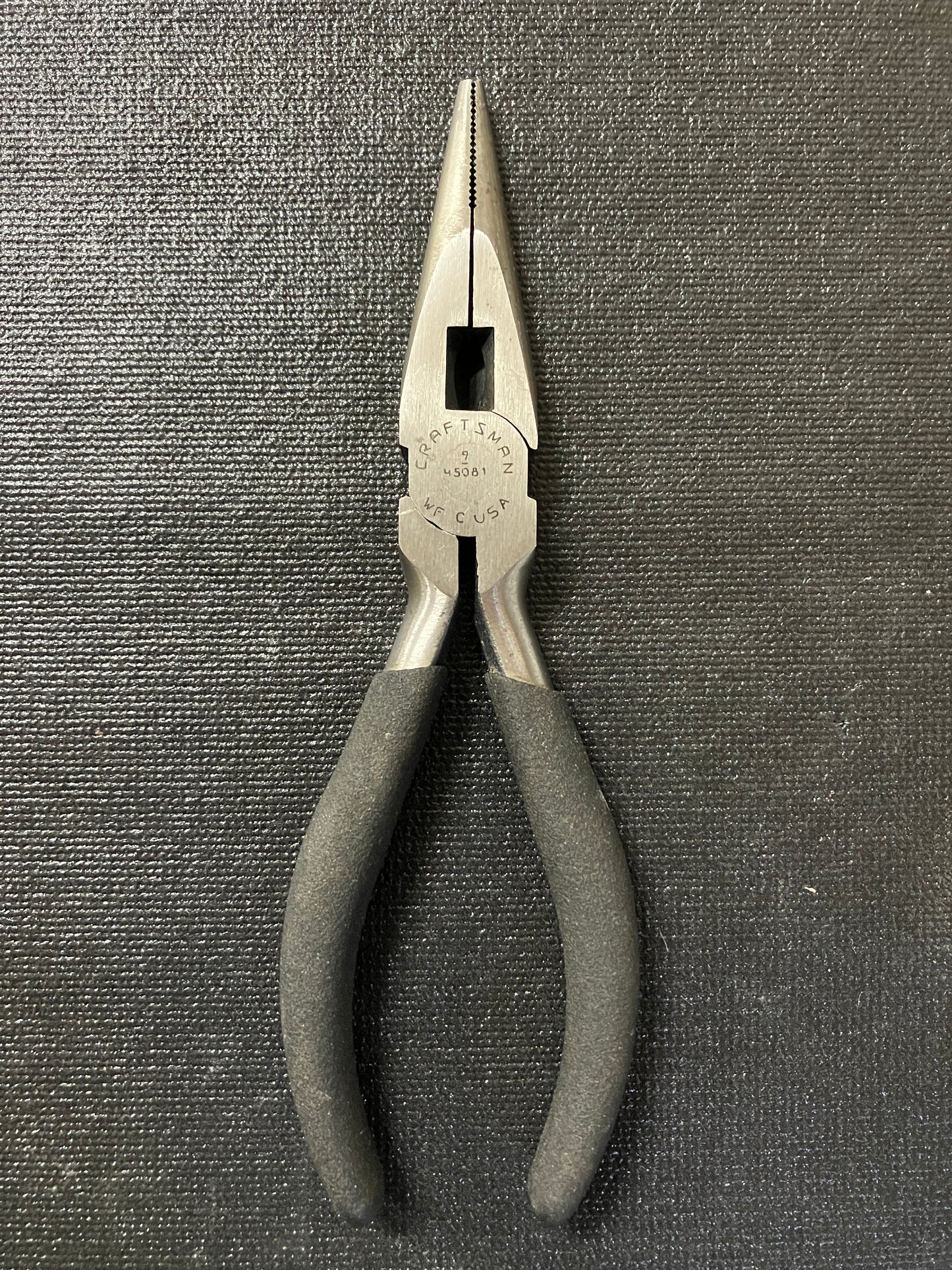 Vintage Craftsman Pliers 4pc Bundle WF C USA Slip Joint (2) Arc Joint, & Needle Nose