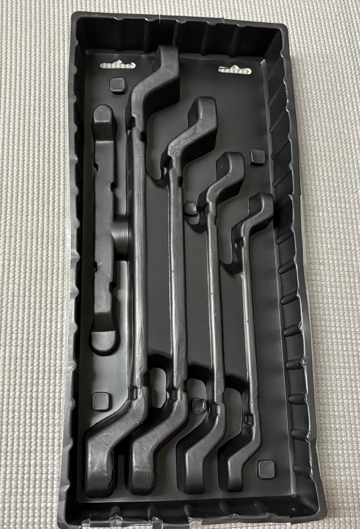 NOS Sears Craftsman Professional 5pc Deep Offset Wrench Set 44349 SAE Full Polish