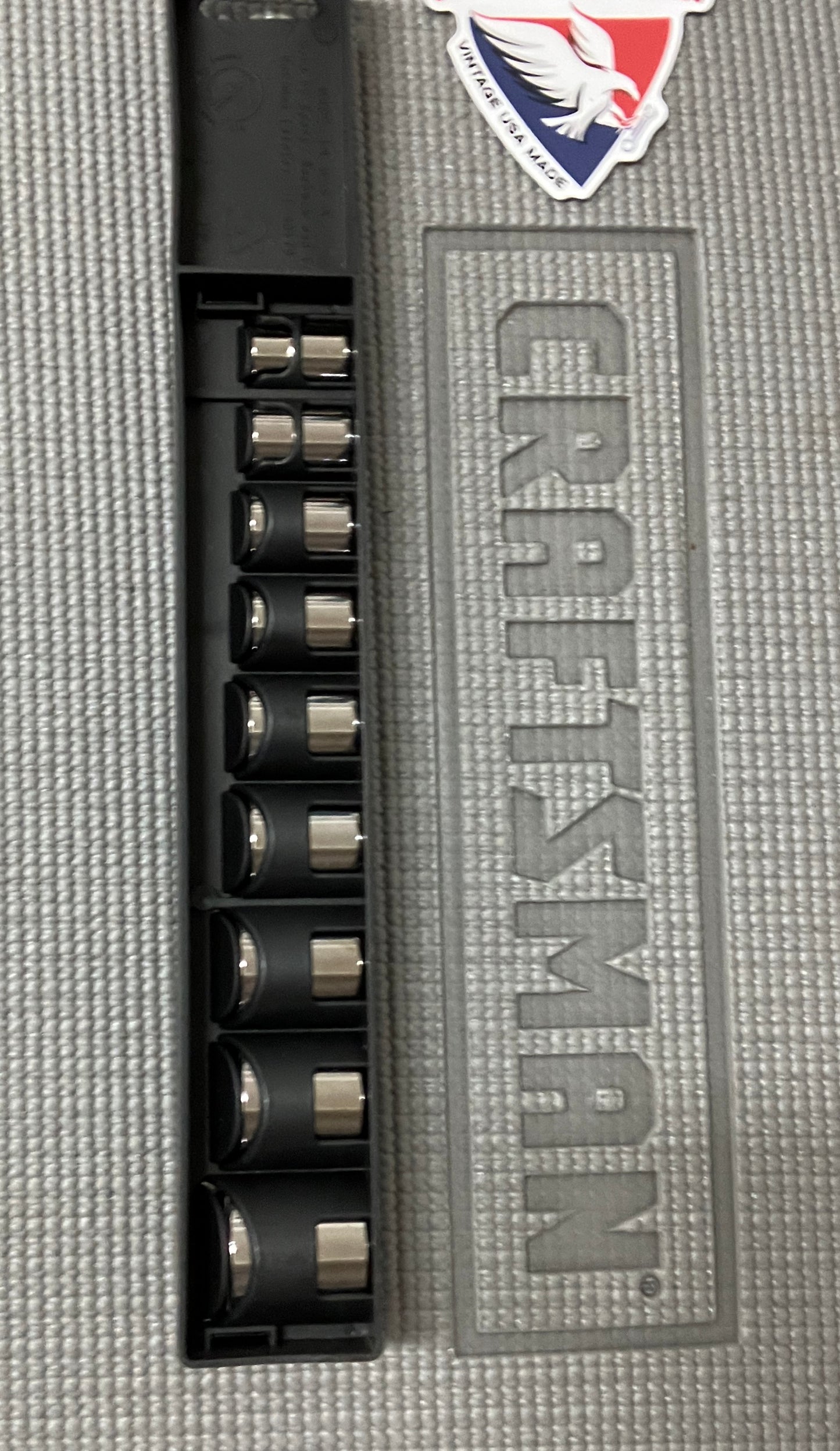 NOS Craftsman 9pc 3/8" Drive SAE 3/8-7/8 Socket Set 34537 USA 6pt Easy Read