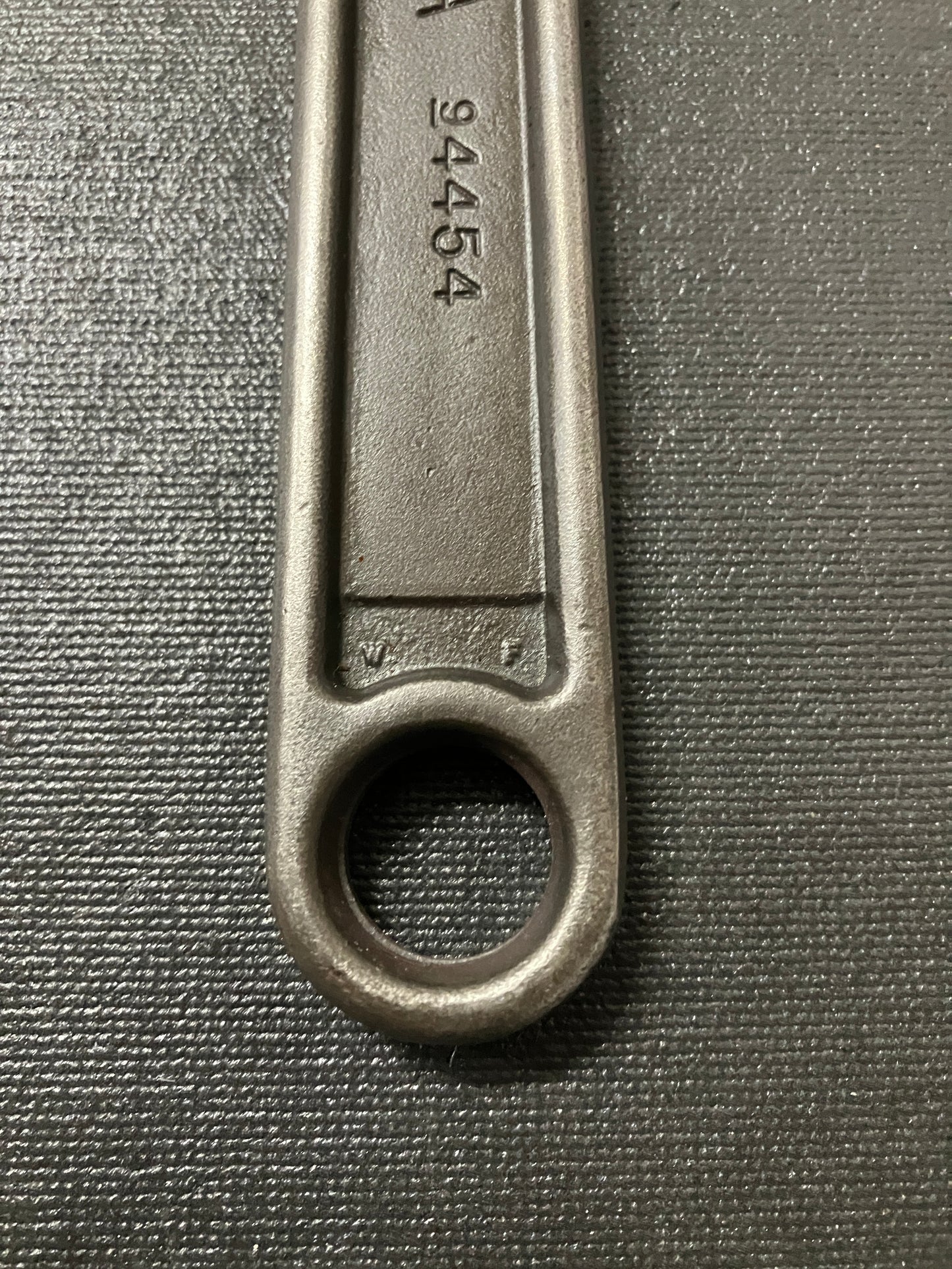 Rare Vintage Craftsman 12” Black Oxide Adjustable Wrench 4454 WF USA