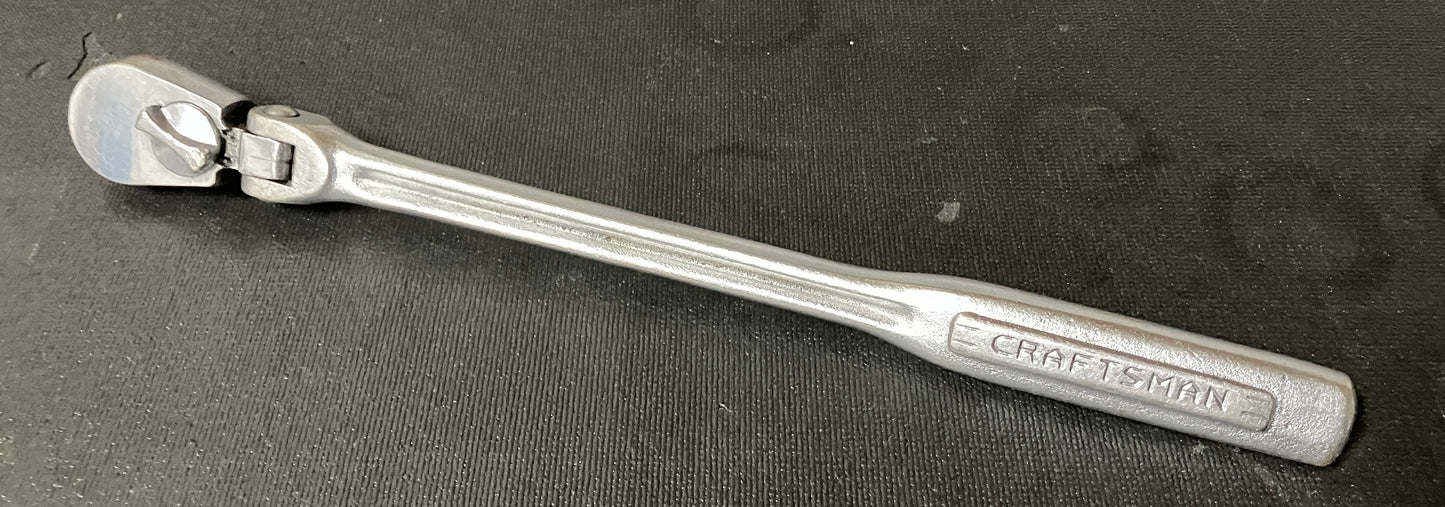Vintage Craftsman Intermediate Flex Head 3/8” Drive Ratchet USA