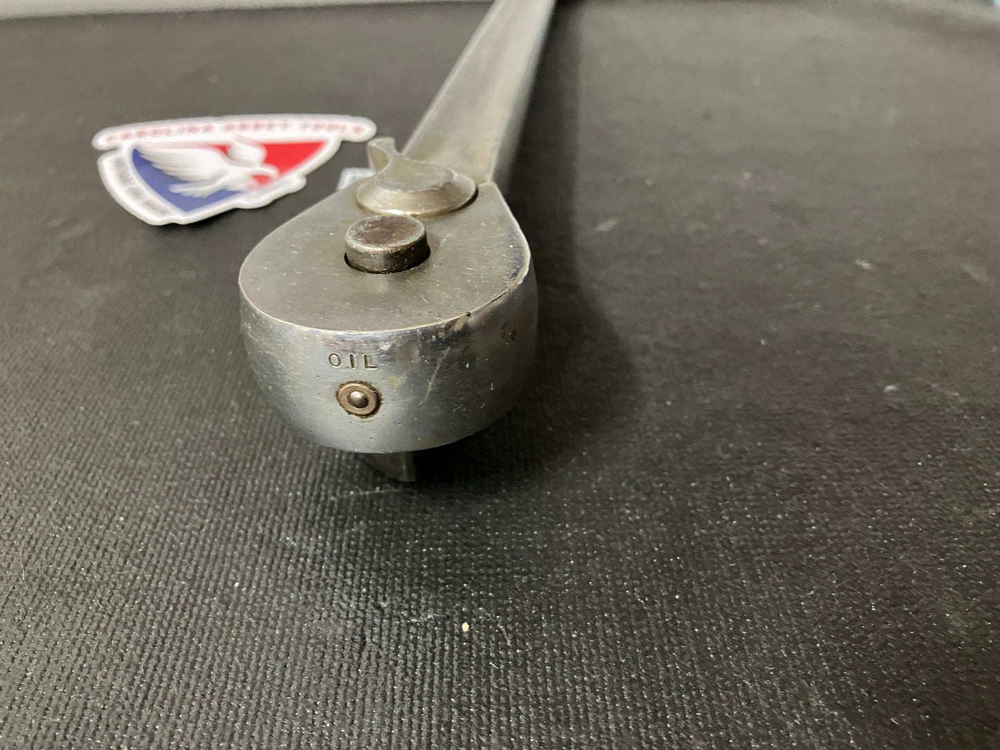 Vintage Craftsman Rare 15” Long Handle 1/2” Drive Ratchet 44976 -V- USA