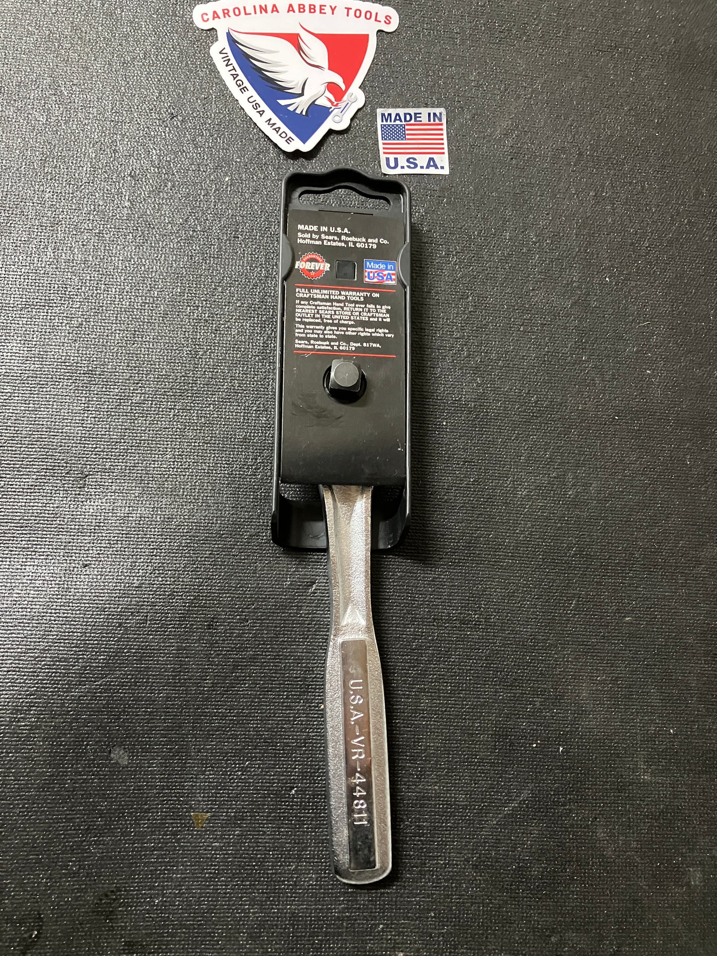 NOS Vintage Sears Craftsman 3/8'' Drive Quick Release Ratchet 44811 -VR- USA