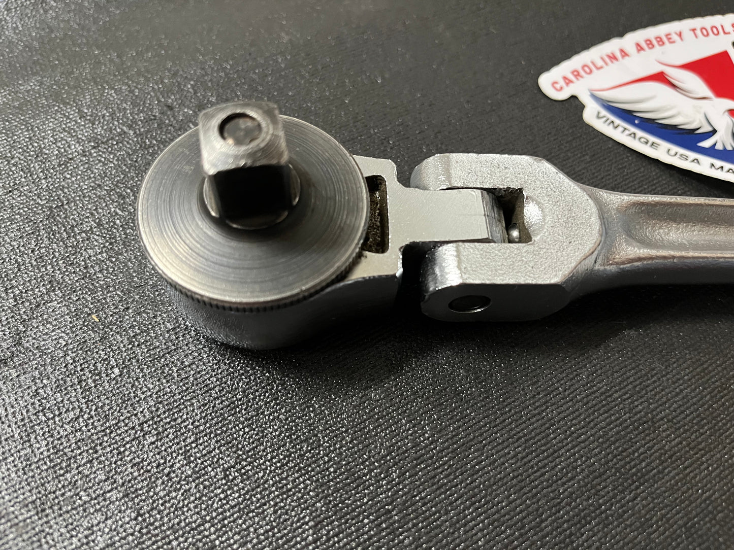 Vintage Sears Craftsman 1/2” Drive RHFT Flex Head Ratchet 44973 USA -V- Series