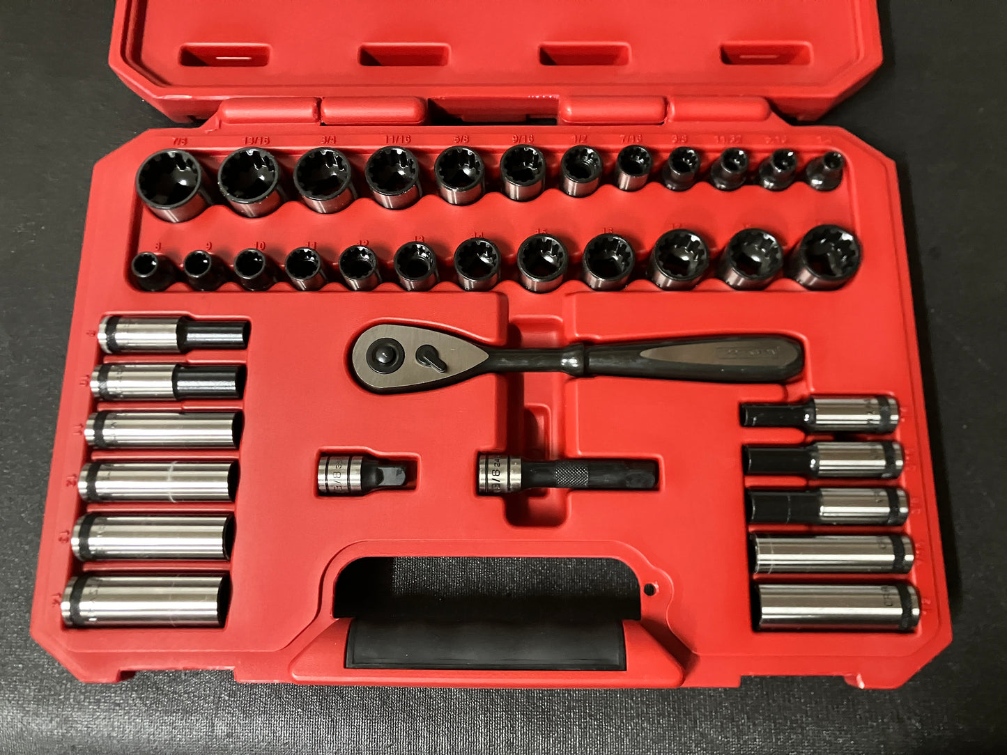 Craftsman 38pc Universal Tool Set 35469 Rare Universal Mechanics Set Open Box
