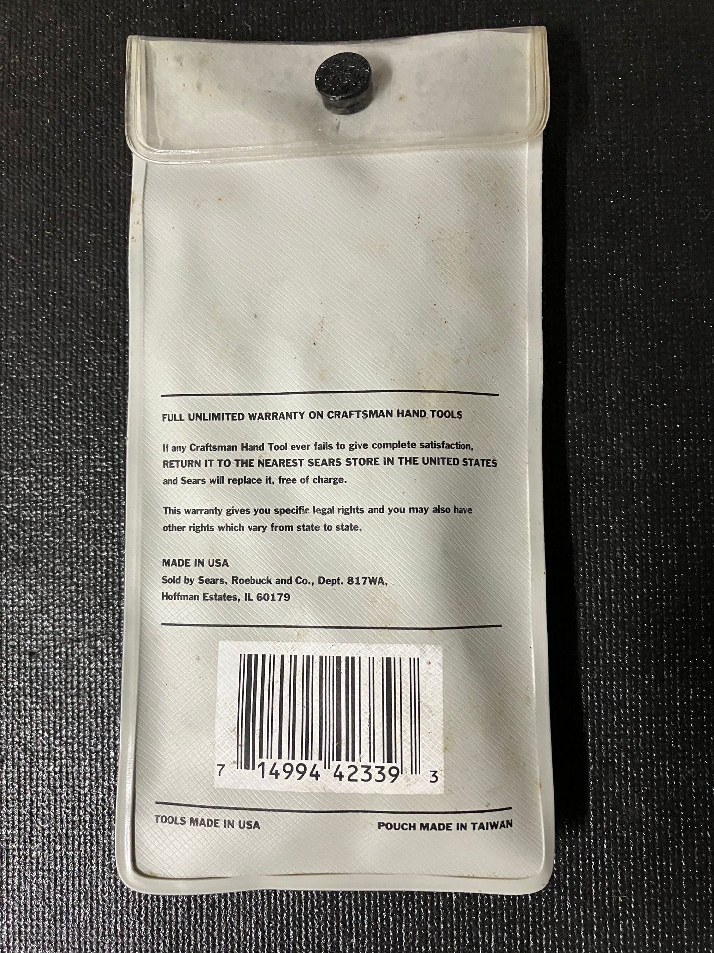 Vintage Craftsman 10pc Metric Midget Combination Ignition Wrench Set 42339 USA