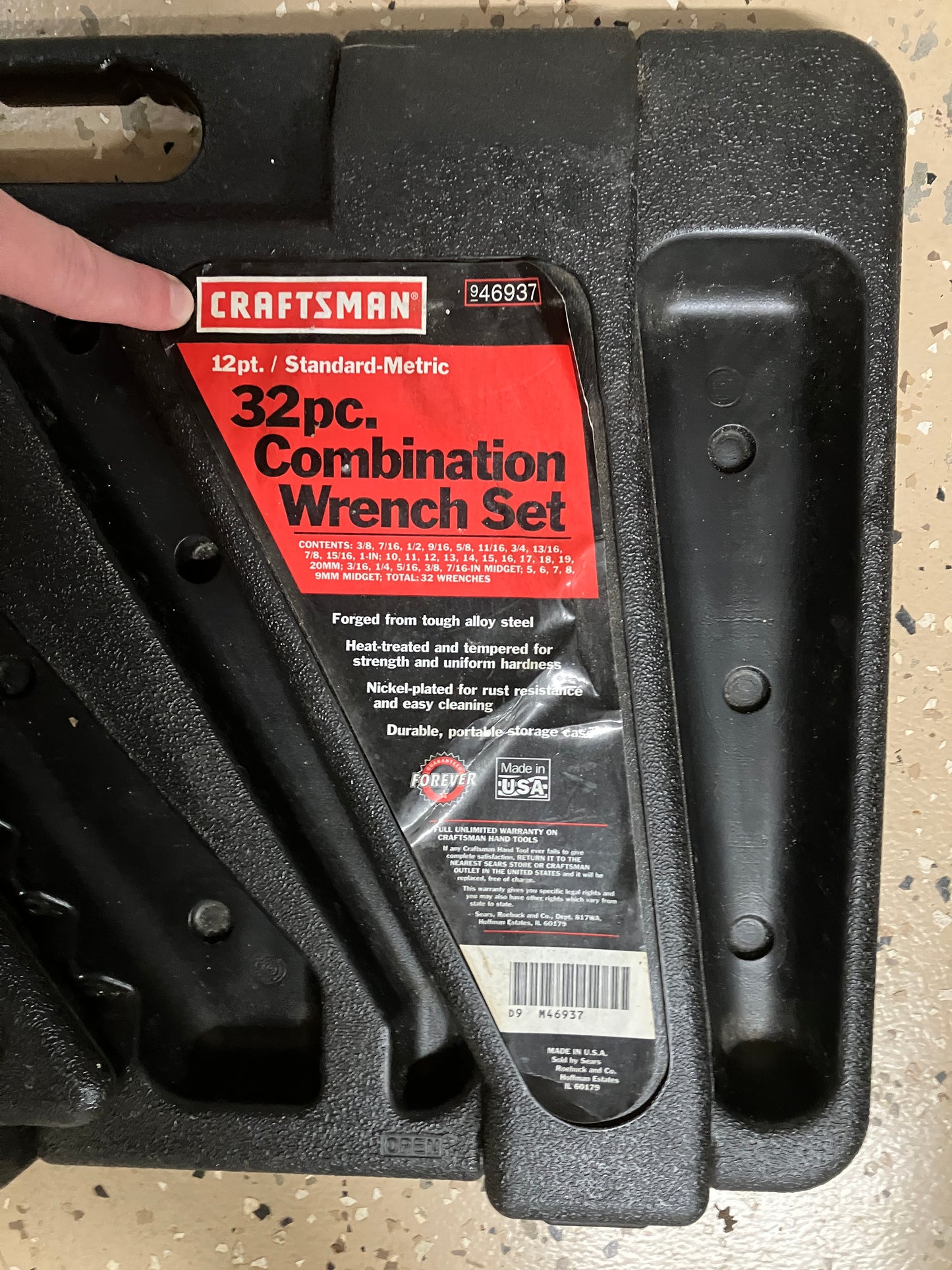 Vintage Craftsman Bundle - Wrench Case and Ratchet Handles