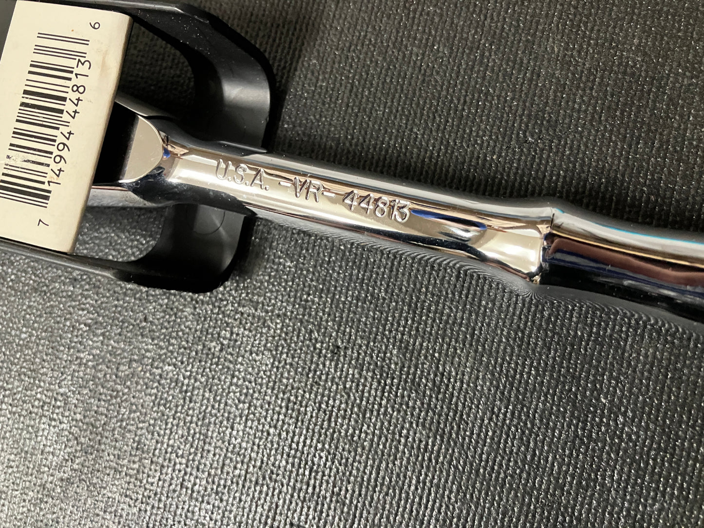 NOS Craftsman Professional Fully Polished 3/8" Drive Quick Release Ratchet 44813 USA