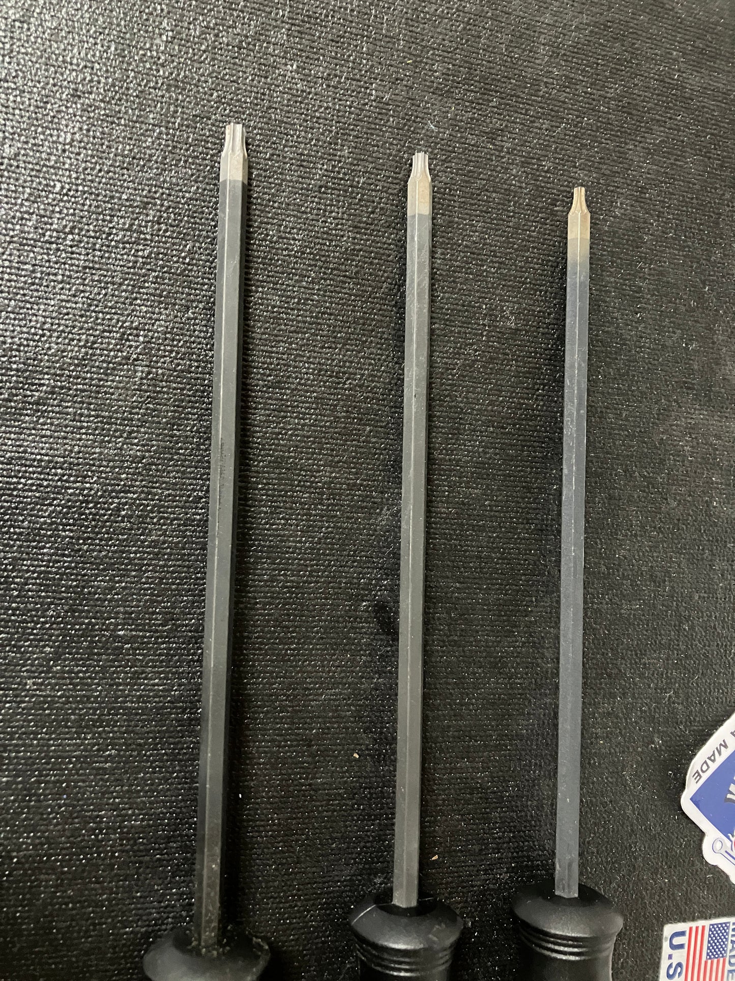 Vintage Craftsman Professional 3pc Torx Set T10 T15 T20 41870 41871 41872 WF USA