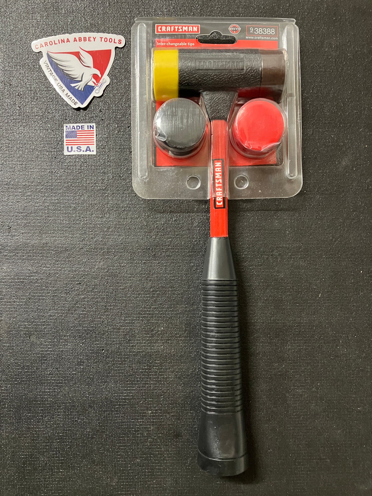 NOS Vintage Craftsman Non-Marring Hammer + 4 Tips NOS 38388 USA