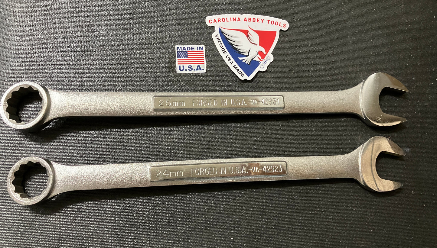 Vintage Craftsman 2pc Metric Wrench Bundle