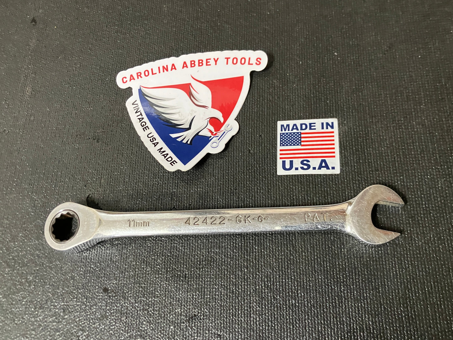 Vintage Craftsman 11mm Reversible Ratcheting Wrench 42422 Made In USA Rare!