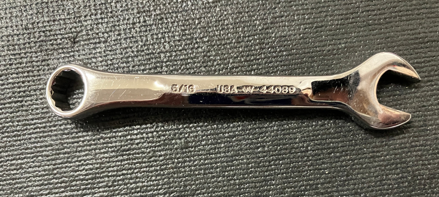 Vintage Craftsman Professional RARE 5/16” Stubby Combination Wrench VV 44089 USA