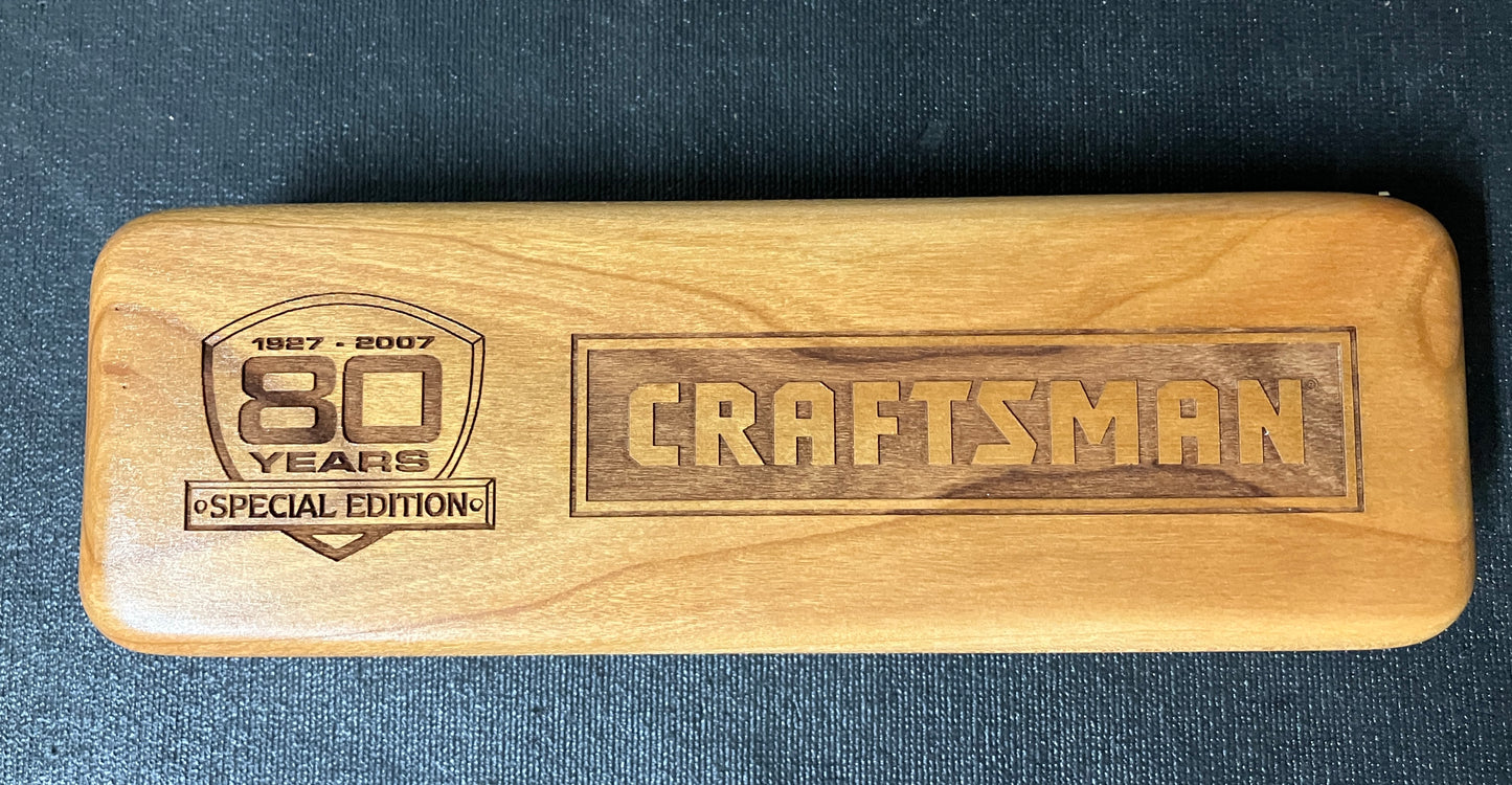 NOS Vintage Craftsman GRAPHITE Thin Profile 3/8” Ratchet 44995 USA 80TH Anniversary 2007 Limited Edition