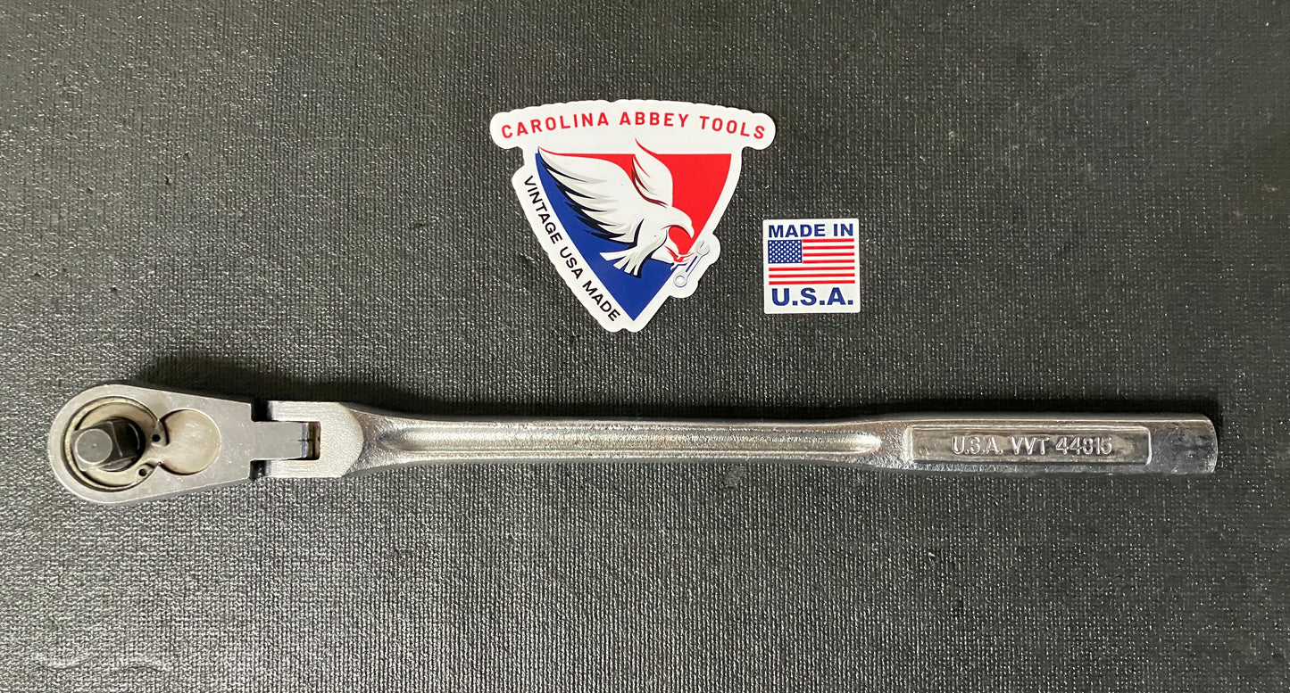 Vintage Craftsman 3/8” Drive Flex Head Ratchet 44815 USA