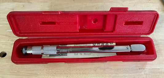 Proto 1/2” Drive Fixed Head Torque Wrench 6007-4 10-80 Ft Lbs With Case USA