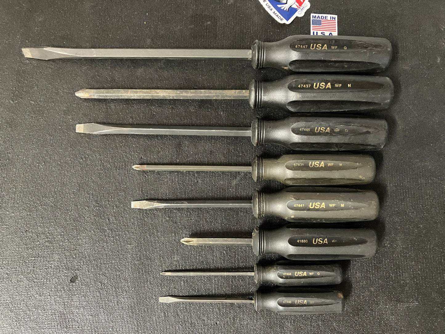 Vintage Craftsman Professional 8pc Screwdriver Set WF USA