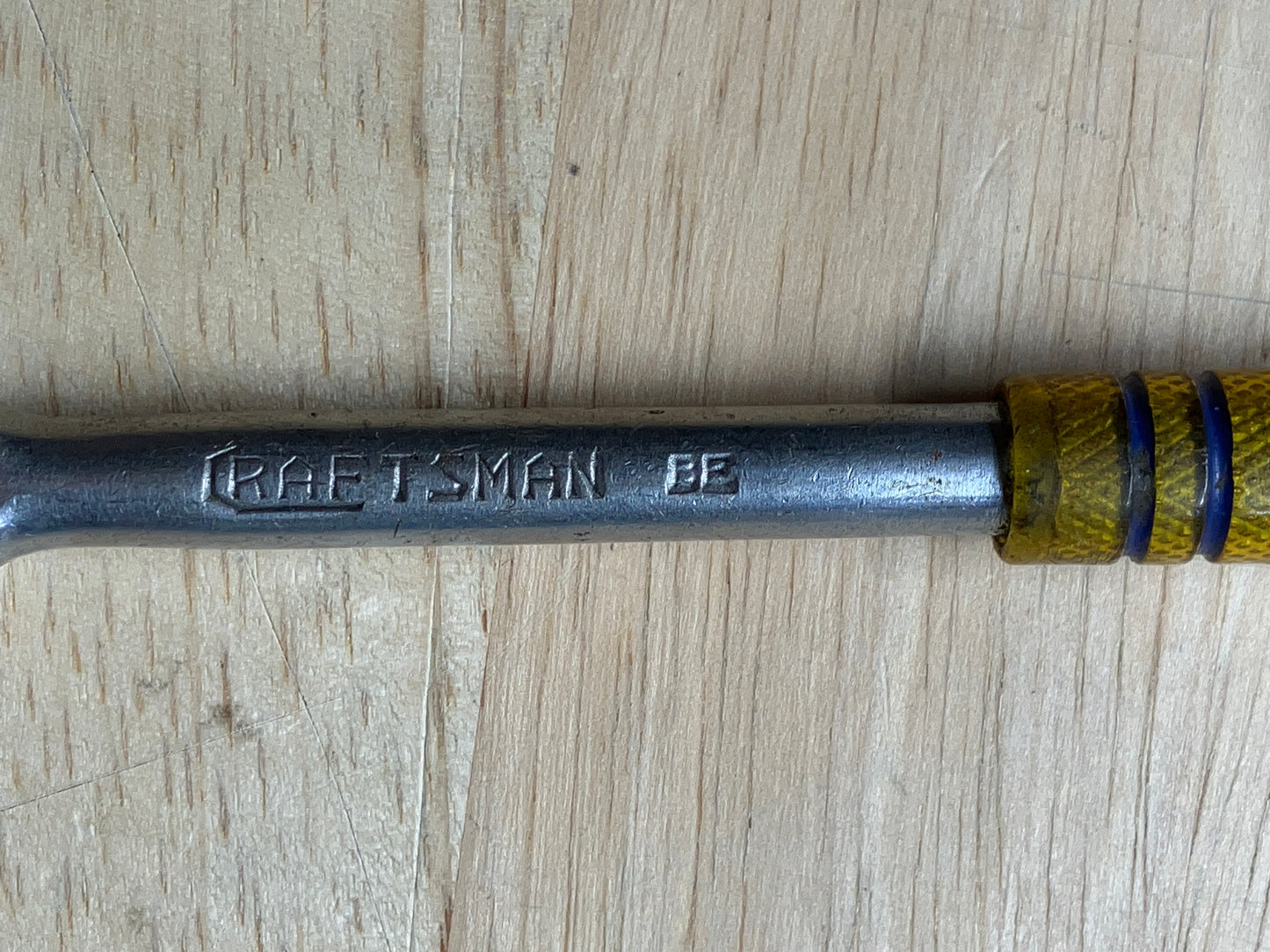 Vintage Craftsman BE Amber Handle 1/4” Breaker Bar