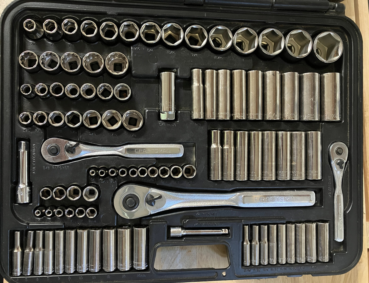 Vintage Craftsman 124pc Mechanics Set 33624 USA