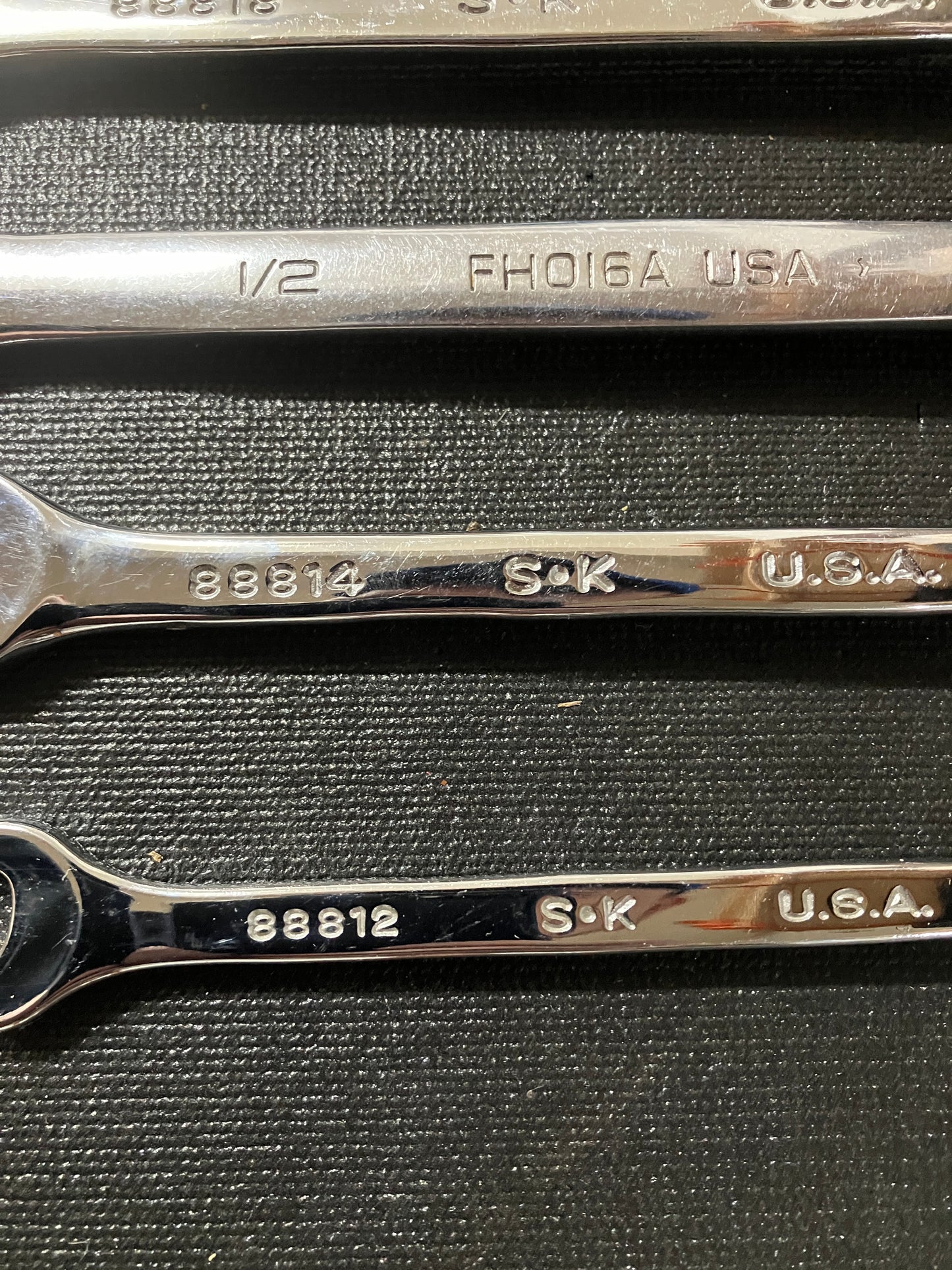 SK SAE 7pc Saltus Wrench Set 3/8” To 3/4” USA