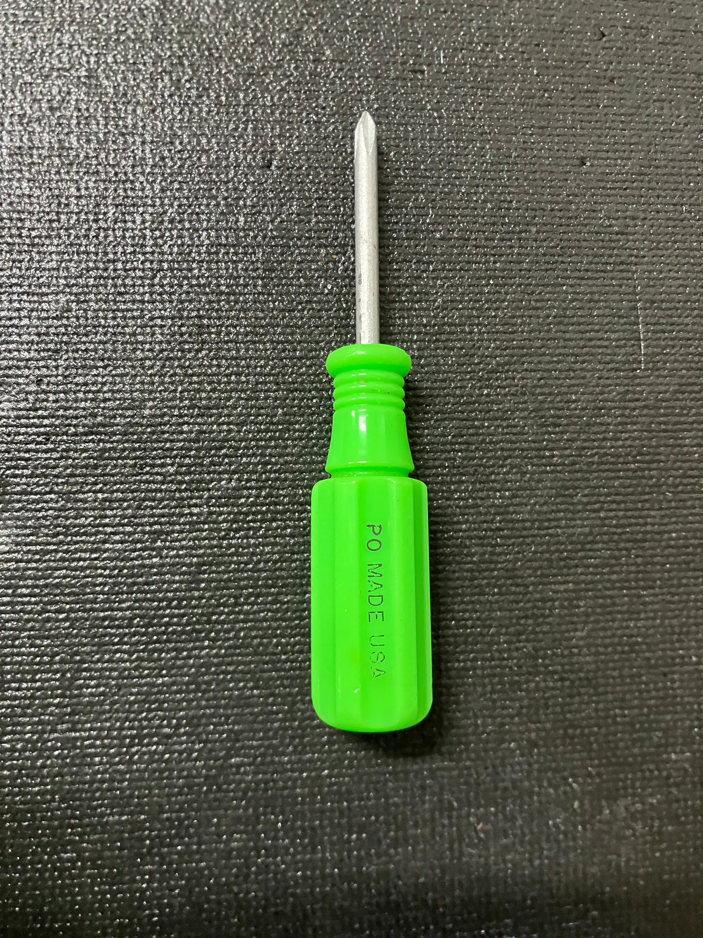 Vintage Craftsman Hi Viz Neon Green Phillips P0 Screwdriver 47151 USA