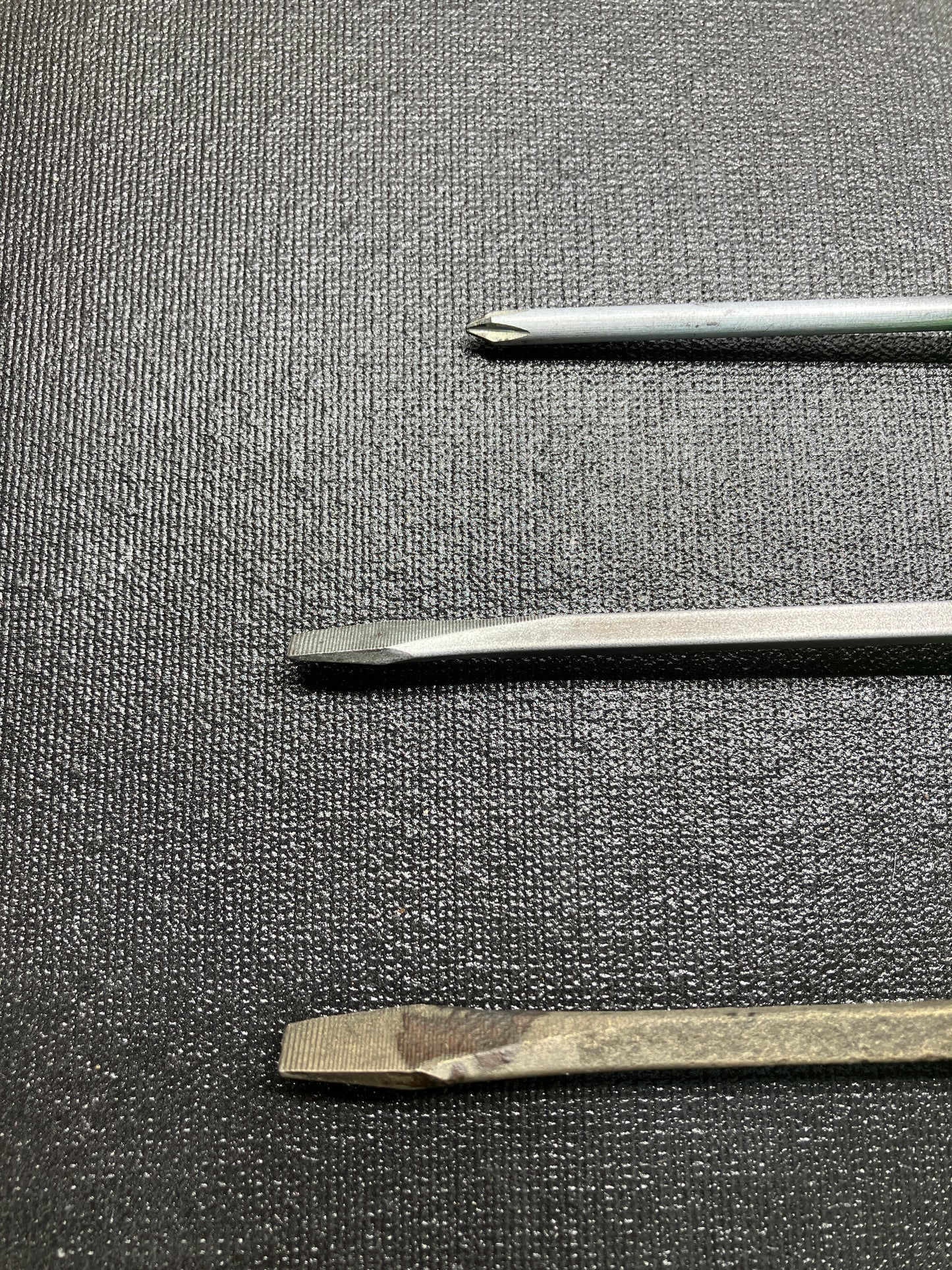 Vintage Craftsman Green Handle Screwdrivers (3) Hi Viz High Visibility 41761 USA PR