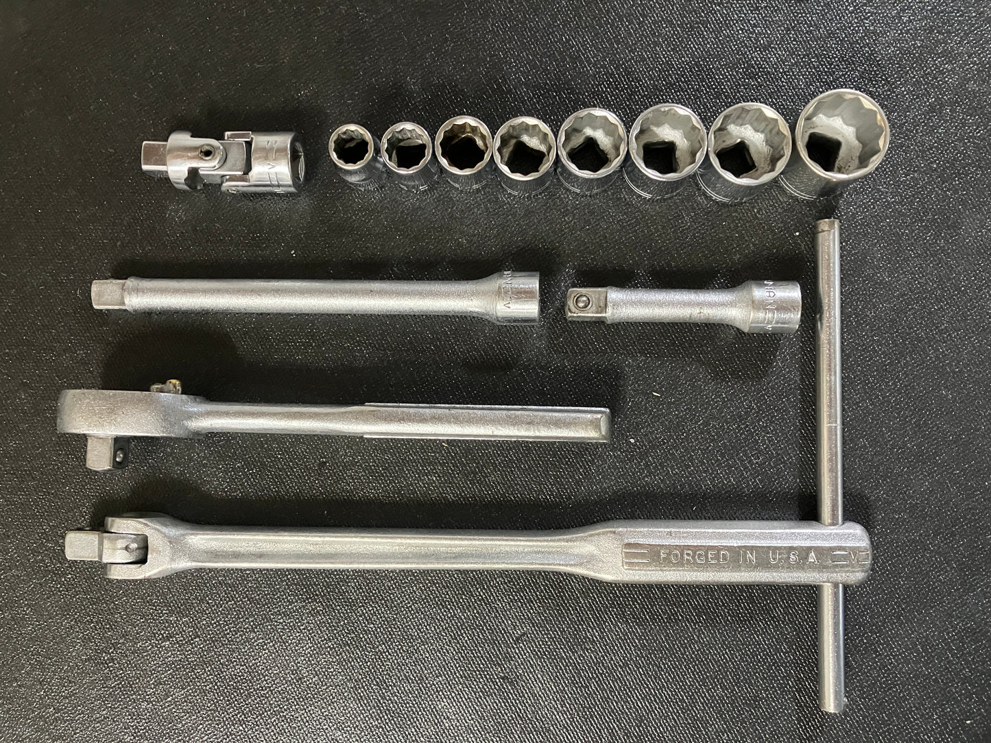 Vintage Craftsman =V= 3/8” Drive Socket Set w/ Metal Case