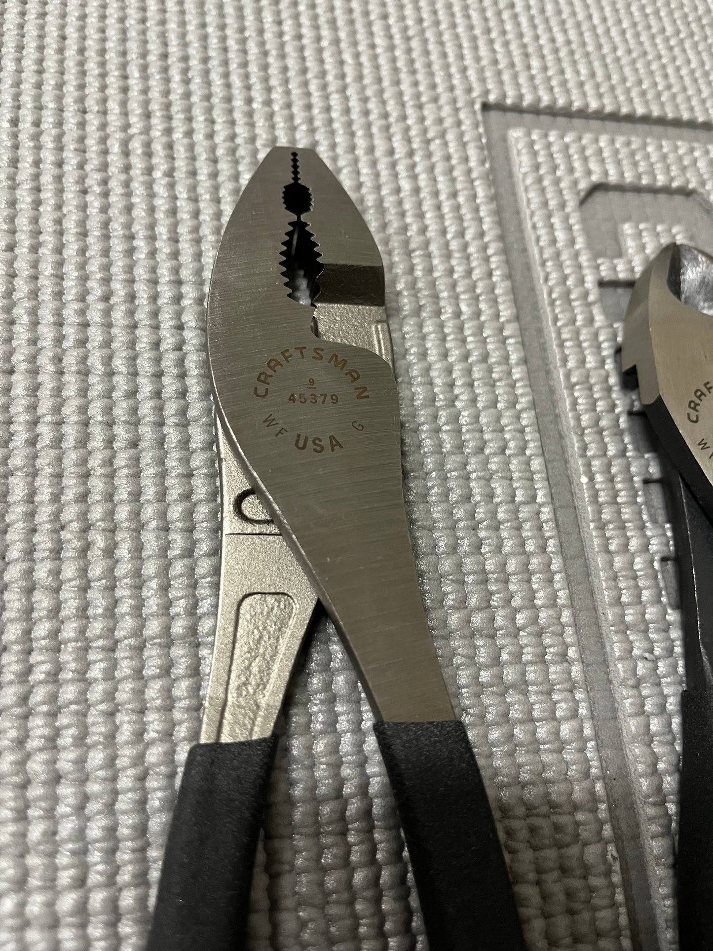 NOS Sears Craftsman 3pc Plier Set 45253 WF USA Rare Set! 45379 45074 45385