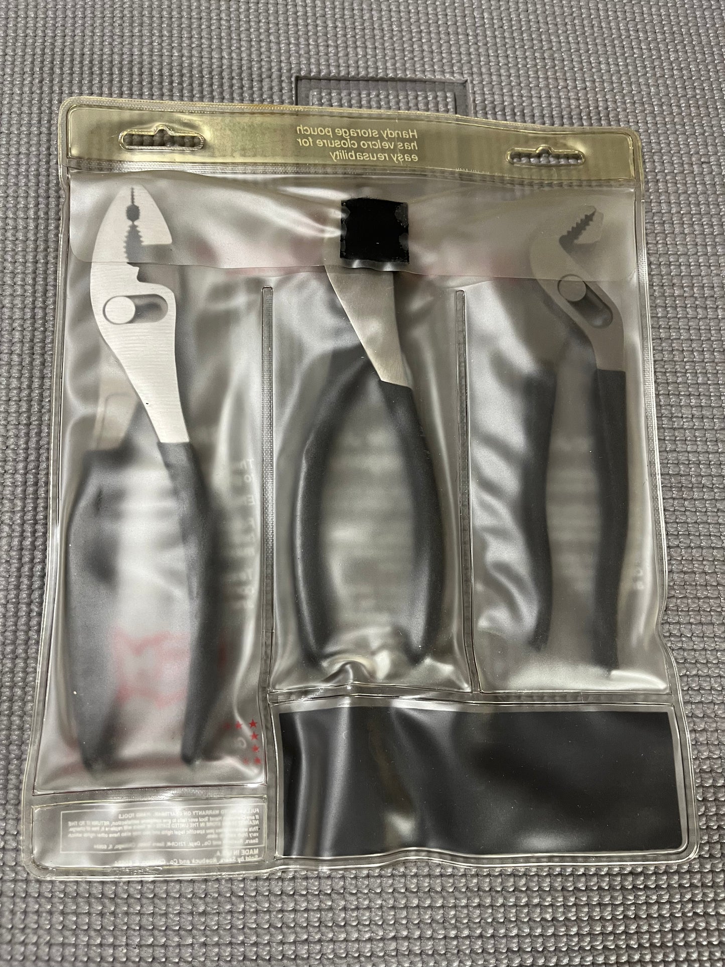 NOS Sears Craftsman 3pc Plier Set 45253 WF USA Rare Set! 45379 45074 45385